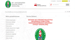 Desktop Screenshot of bip.nadodrzanski.strazgraniczna.pl