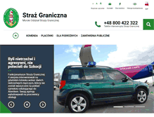 Tablet Screenshot of morski.strazgraniczna.pl