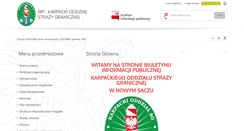 Desktop Screenshot of bip.karpacki.strazgraniczna.pl