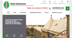 Desktop Screenshot of cos.strazgraniczna.pl