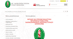 Desktop Screenshot of bip.nadbuzanski.strazgraniczna.pl