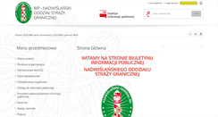Desktop Screenshot of bip.nadwislanski.strazgraniczna.pl