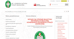 Desktop Screenshot of bip.kgsg.strazgraniczna.pl