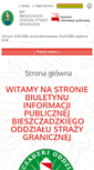 Mobile Screenshot of bip.bieszczadzki.strazgraniczna.pl