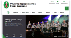 Desktop Screenshot of orkiestra.strazgraniczna.pl